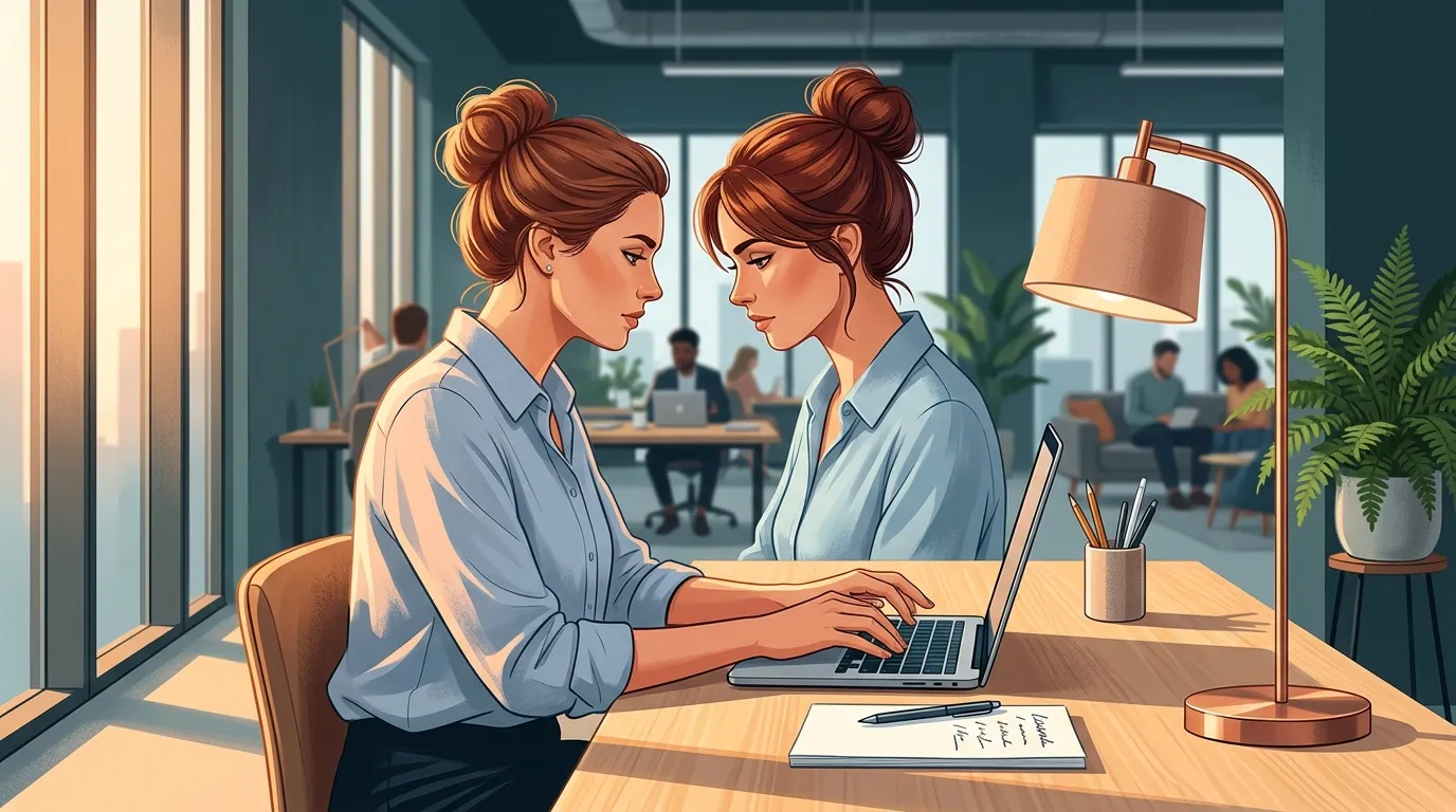 Deux femmes en réunion de travail devant un ordinateur portable