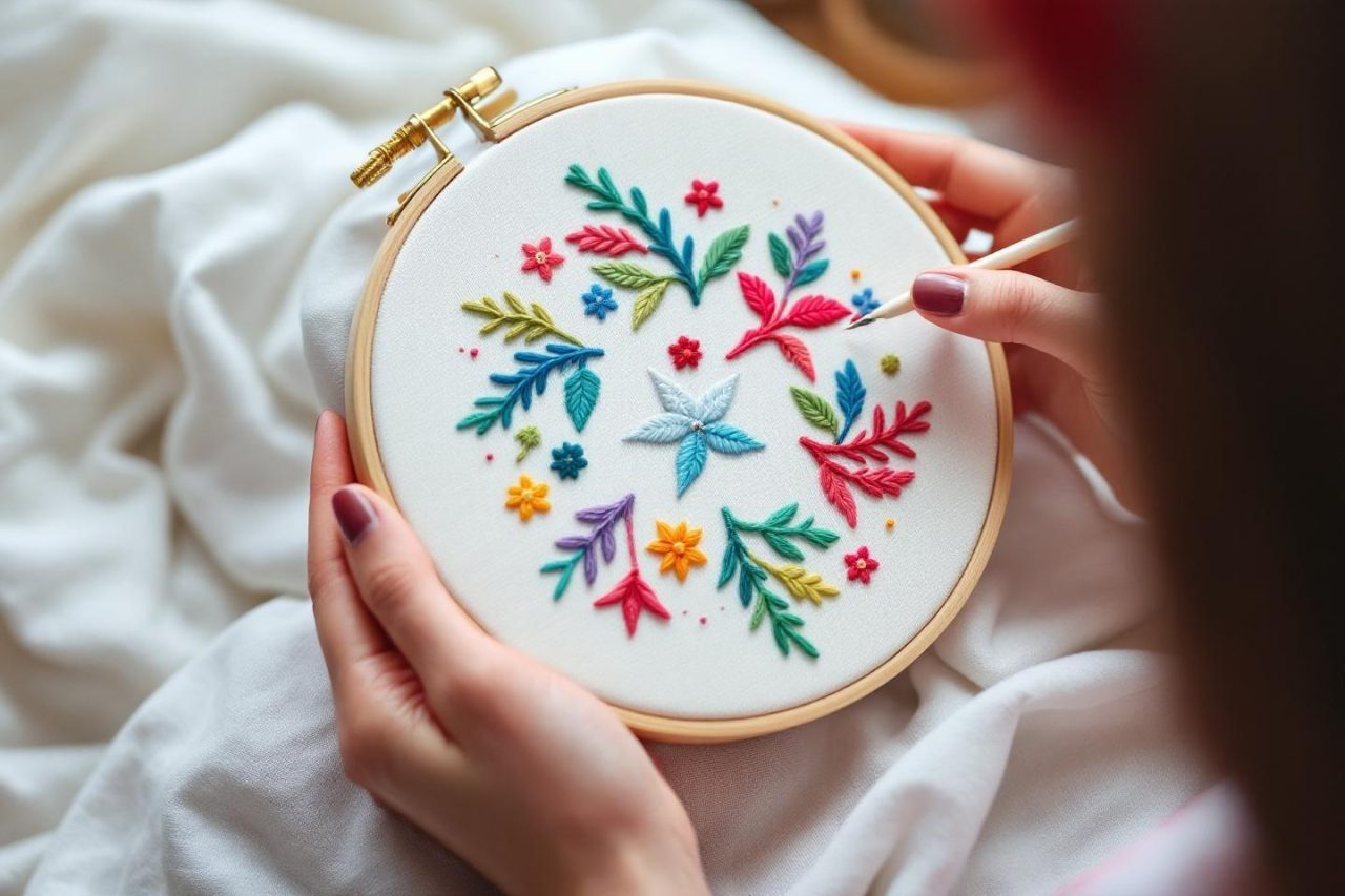 Apprendre à broder : guide pour débuter la broderie avec les points de base