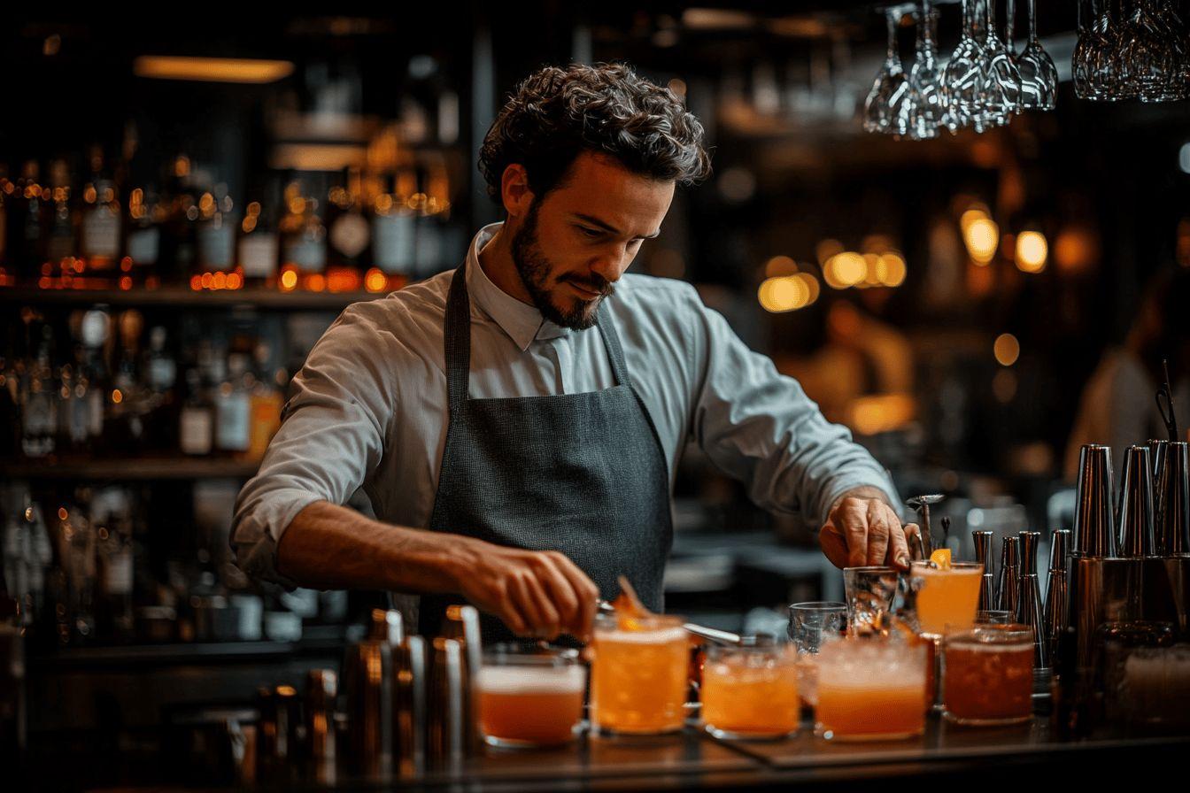Compétences essentielles du métier de barman : fiche métier, formation et salaire