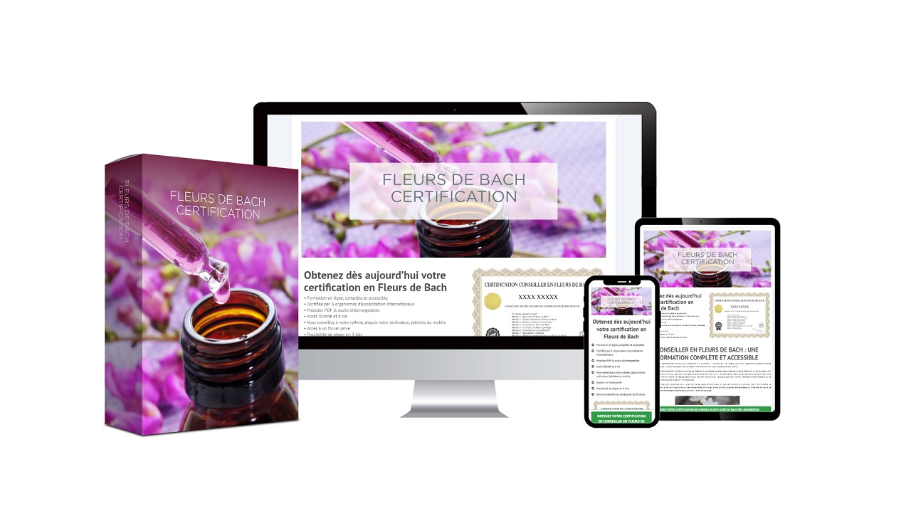 Formation en fleurs de Bach