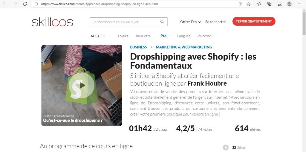 formation Shopify