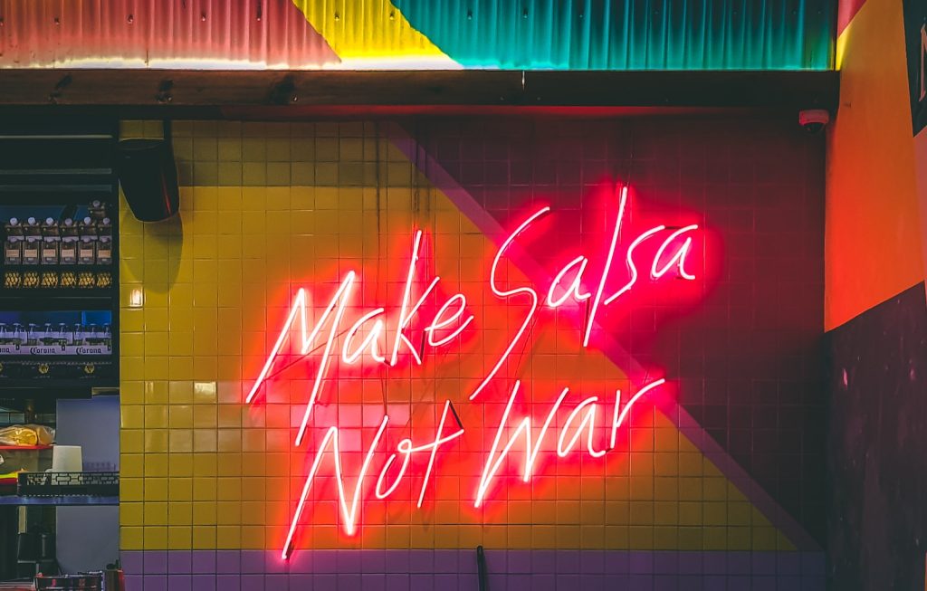 salsa not war